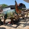 테마 파크 장비 현실적 애니마트로닉스 공룡 모형 Dilophosaurus 동상