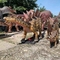 트램폴린 공원을 위한 방수 옥외 실물 크기 공룡 동상