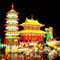 50cm-30m 중국 축제 손전등, 쇼 실크 옥외 손전등