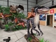타는 아이들을 위한 라이브 쇼 아니마트로닉 공룡 여행
