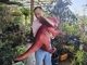 레드 베이비 커스터마이징 Dino 손 인형 놀이 공원
