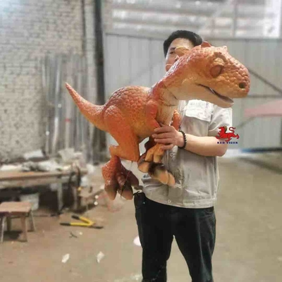 주문 애니마트로닉스 공룡 손 인형 비바람에 견디는 브라키오사우르스 인형 online manufacture