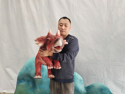 주문 팔려고 내놓 수동 제어기 아기 아니마트로닉 공룡 트리케라톱스 인형 online manufacture