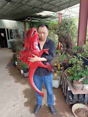 주문 맞춤화된 수동 제어기 아니마트로닉 현실적 공룡 아기 인형 online manufacture