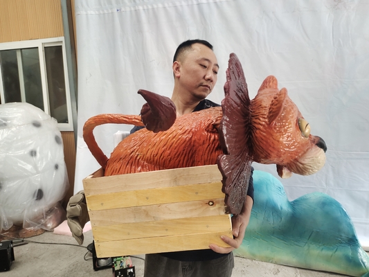 주문 사용자 지정 색상에서 맞춘 길이 현실적 공룡 코스프레 파티 받침대 실리콘 용 손을 집어넣어서 놀리는 꼭두각시 online manufacture
