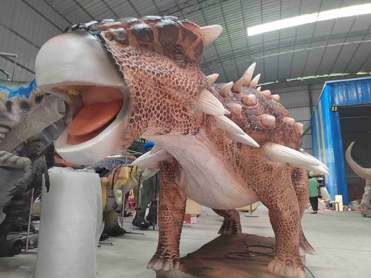 생생한 현실적인 3D 모델 공룡 애니메이션 안킬로사우루스