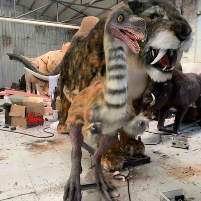 생생한 사실적인 애니마트로닉스 공룡 유원지 Limusaurus 모형