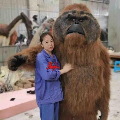 테마 파크를 위한 성숙한 고릴라 복장 현실적 고릴라 한 벌