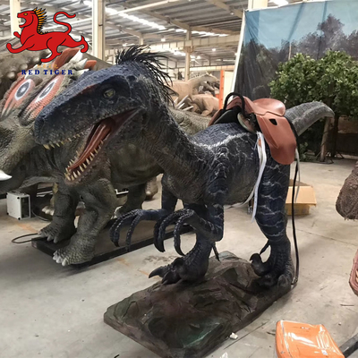 고품질 현실적인 Animatronic 공룡 탈출 방 벽 마운트 장식 랩터 공룡 머리